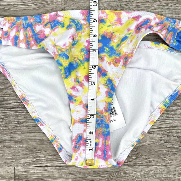 NWT - Jessica Simpson Tie Dye Stretch Lined Hipster Swimsuit Bottom - Sz Medium - Picture 12 of 13